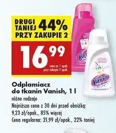 Biedronka Odplamiacz w płynie white Vanish Oxi Action oferta