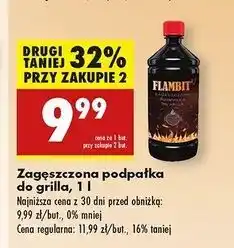 Biedronka Podpałka do grilla w płynie Flambit oferta