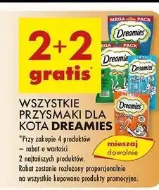 Biedronka Przysmak dla kota z łososiem Dreamies oferta