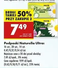 Biedronka Podpaski higieniczne normal 2-pak Naturella Ultra oferta