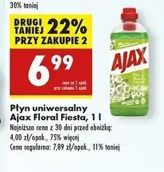 Biedronka Płyn do mycia konwalie Ajax Floral Fiesta oferta