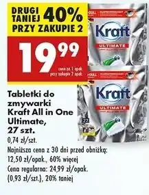 Biedronka Kapsułki do zmywarek Kraft Ultimate oferta