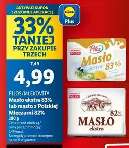 Lidl Masło ekstra Mlekovita Z Polskiej Mleczarni oferta