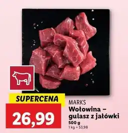 Lidl Gulasz z jałówki Mark's oferta