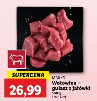Lidl Gulasz z jałówki Mark's oferta