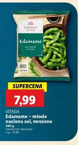 Lidl Fasola edamame Vitasia Japan oferta