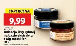Lidl Imitacja ikry rybnej na bazie ekstraktu z alg morskich pomarańczowa Vitasia Japan oferta