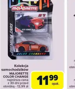 Carrefour Kolekcja samochodzików Majorette Color Change oferta