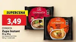 Lidl Zupa soy sauce ramen Ajinomoto Oyakata oferta