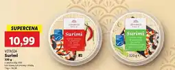 Lidl Surimi z trawą cytrynową i miętą Vitasia Japan oferta
