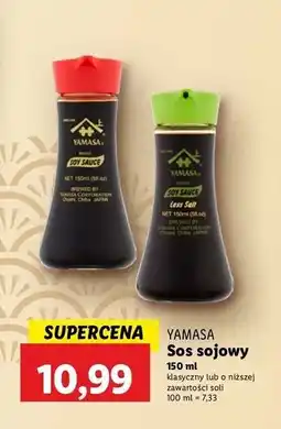 Lidl Sos sojowy light Yamasa oferta