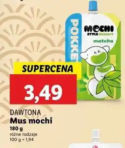 Lidl Mus mochi matcha Dawtona oferta