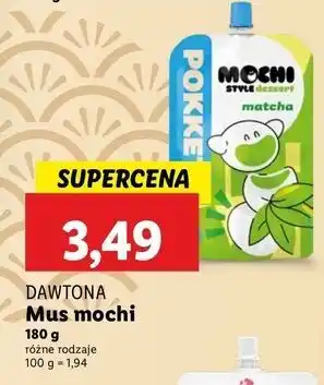 Lidl Mus mochi matcha Dawtona oferta