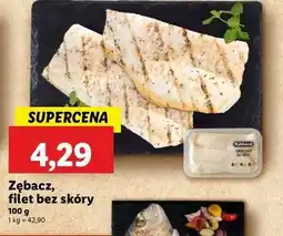 Lidl Zębacz smugowy filet bez skóry Rybhand oferta