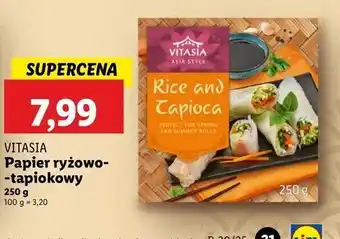 Lidl Papier ryżowy Vitasia oferta