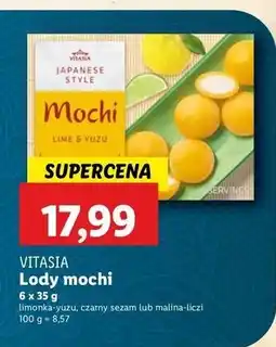 Lidl Mochi malina-liczi Vitasia oferta