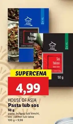 Lidl Pasta laksa House Of Asia oferta