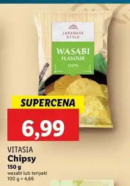 Lidl Chipsy wasabi Vitasia Japan oferta