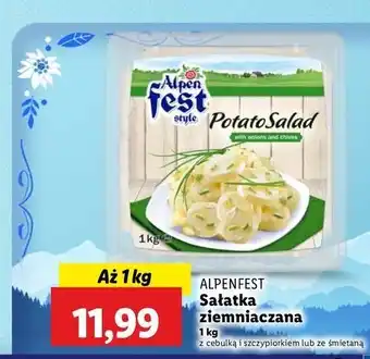 Lidl Sałatka ziemniaczana z sosem kremowym Alpen Fest oferta