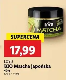 Lidl Herbata matcha Loyd Tea The Magic Experience oferta