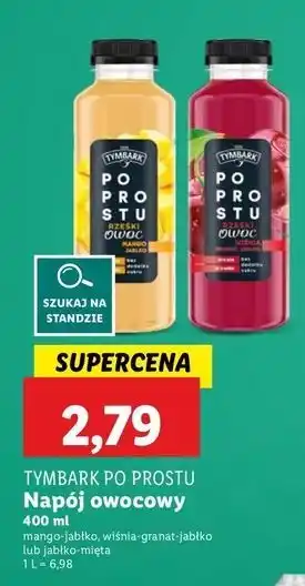 Lidl Napój jabłko mięta Tymbark Po Prostu oferta