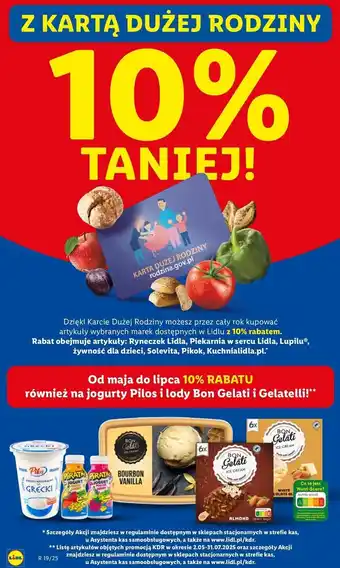 Lidl Jogurt malina- banan Pilos Piratki oferta