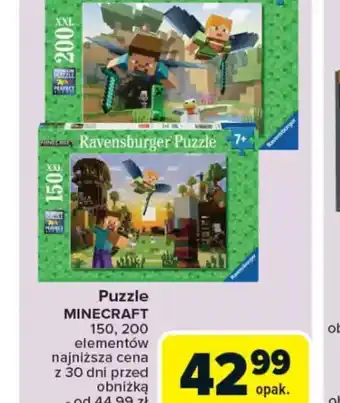 Carrefour Puzzle Minecraft oferta