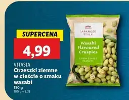 Lidl Orzeszki ziemne wasabi Vitasia Japan oferta