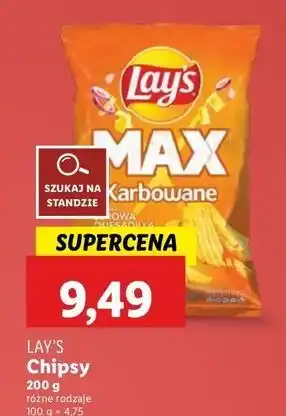 Lidl Chipsy serowa quesadilla Lay's oferta