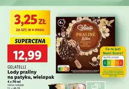 Lidl Lody praline Gelatelli oferta