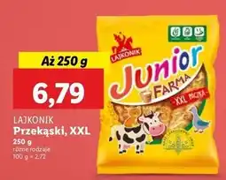 Lidl Krakersy farma Lajkonik Junior oferta