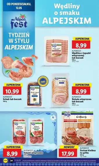 Lidl Schab Alpen Fest oferta
