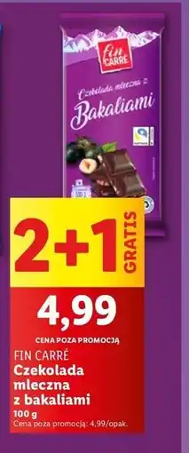 Lidl Czekolada z bakaliami Fin Carre oferta
