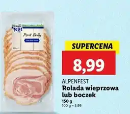 Lidl Boczek wieprzowy Alpen Fest oferta