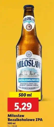 Lidl Piwo Miłosław Bezalkoholowe Ipa oferta
