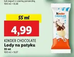 Lidl Lód Kinder Chocolate oferta