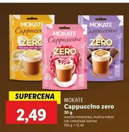 Lidl Cappuccino zero waniliowo- śmietankowe Mokate oferta