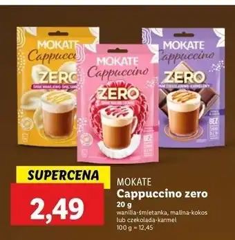 Lidl Cappuccino zero waniliowo- śmietankowe Mokate oferta