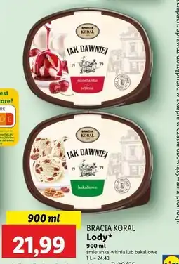 Lidl Lody bakaliowe Bracia Koral Jak Dawniej oferta