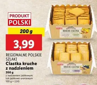 Lidl Ciastka kruche jabłkowo-aroniowe Regionalne Szlaki oferta