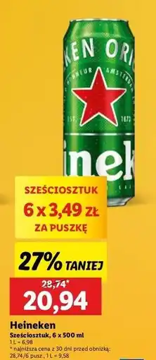 Lidl Piwo Heineken oferta