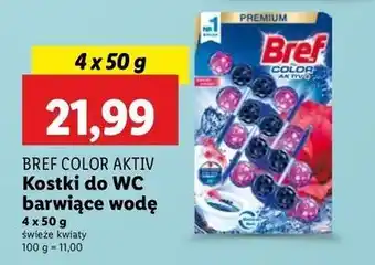 Lidl Zawieszka do wc świeże kwiaty Bref Color Aktiv (Wcześniej Blue Active) oferta