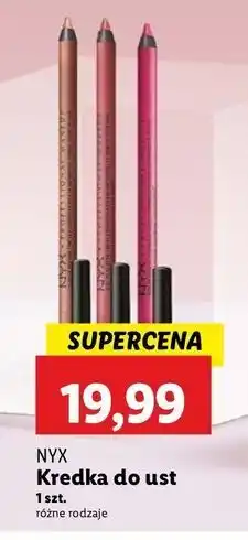 Lidl Kredka do ust 21 brooklyn thorn Nyx Professional Makeup Suede oferta