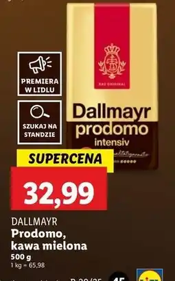 Lidl Kawa intensiv Dallmayr Prodomo oferta