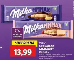 Lidl Czekolada triolade Milka Mmmax oferta