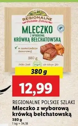 Lidl Mleczko z wyborową krówką bełchatowską Regionalne Szlaki oferta