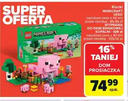 Carrefour Klocki LEGO Minecraft Dom Prosiaczka oferta