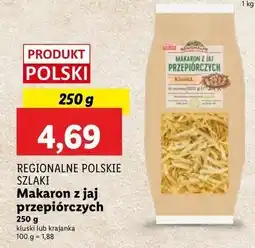 Lidl Makaron krajanka z jaj przepiórczych Regionalne Szlaki oferta