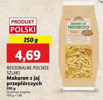 Lidl Makaron krajanka z jaj przepiórczych Regionalne Szlaki oferta