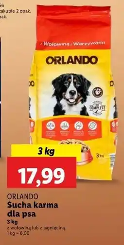Lidl Karma dla psa nuggetsy z jagnięciną i ryżem Orlando oferta